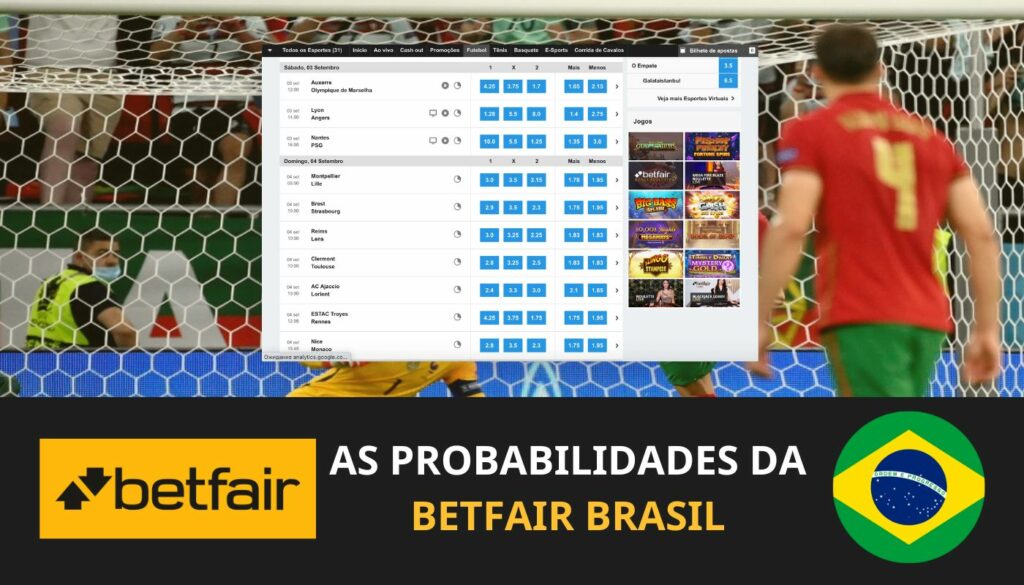 Betfair Brasil quais são as probabilidades de apostas na plataforma